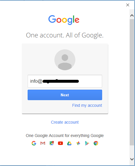 Outlook Google Login